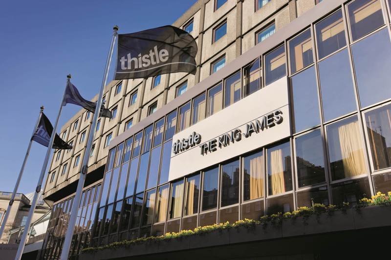 This photo about Thistle Edinburgh, The King James shared on HyHotel.com