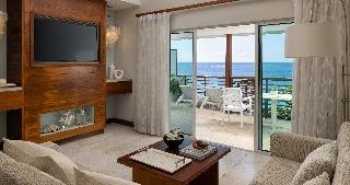 Oceanfront Two-Story One Bedroom Butler Villa Suite With Balcony Tranquility Soaking Tub