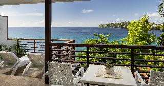 Oceanfront Two-Story One Bedroom Butler Villa Suite With Balcony Tranquility Soaking Tub