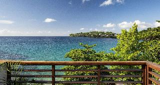 Oceanfront Two-Story One Bedroom Butler Villa Suite With Balcony Tranquility Soaking Tub