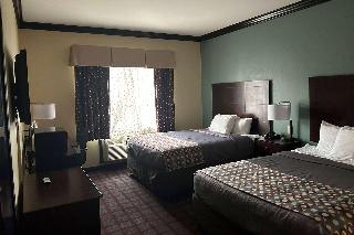 2 Queen Beds Mobility/Hearing Accessible Room Roll-In Shower Non-Smoking
