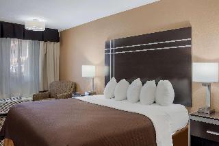 1 King Bed Non-Smoking Jetted Tub Desk Lounge Chair Microwave And Fridge Wi-Fi Full Breakfast