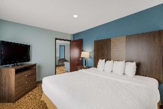 SUITE-1 KING BED,NSMK,EXSTE,SEPLVG,SOFABED,MICRFG,HISPD,CONTINENTAL BREAKFAST