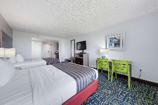 2 Queen Beds  Non-Smoking Balcony Flat Screen Television Ocean Front Microwave And Refrigerator Coff
