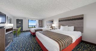 2 Queen Beds  Non-Smoking Balcony Flat Screen Television Ocean Front Microwave And Refrigerator Coff