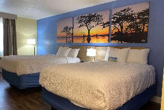 2 Double Beds Business Room Interior Non-Smoking