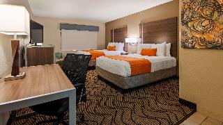 2 QUEEN BEDS,NSMK,HI SPEED NET,MICFRG,CFMKR,IRN,HAIR,CONTINENTAL BREAKFAST