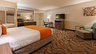 1 KING BED,NSMK,HISPD,MICRFG,COFMKR,IRON,WALKSH,CONTINENTAL BREAKFAST