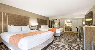 2 QUEEN BEDS,NSMK,HI SPEED NET,MICFRG,CFMKR,IRN,HAIR,CONTINENTAL BREAKFAST