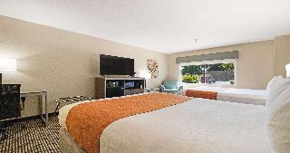 2 QUEEN BEDS,NSMK,HI SPEED NET,MICFRG,CFMKR,IRN,HAIR,CONTINENTAL BREAKFAST