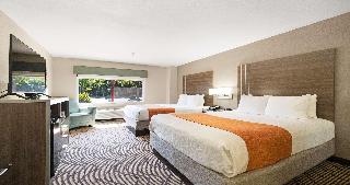 2 QUEEN BEDS,NSMK,HI SPEED NET,MICFRG,CFMKR,IRN,HAIR,CONTINENTAL BREAKFAST