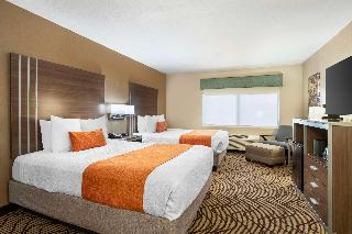 2 QUEEN BEDS,NSMK,HI SPEED NET,MICFRG,CFMKR,IRN,HAIR,CONTINENTAL BREAKFAST