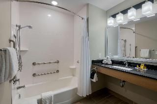 Accessible - 1 King Mobility Accessible Communication Assistance Bathtub Microwave And Refrigerator