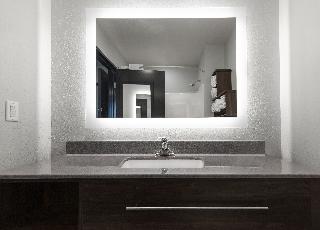 1 Queen Mobility Accessible, Hearing Impaired, Roll-In-Shower