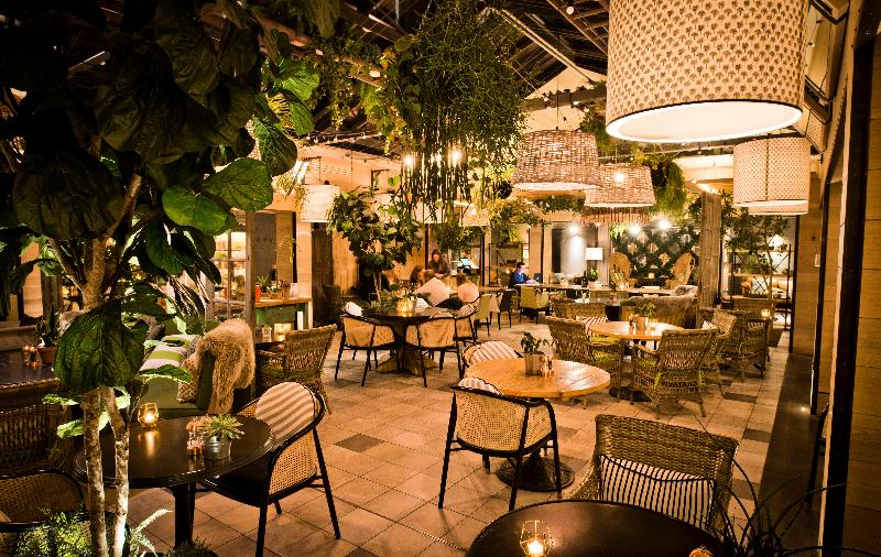 Enjoy coffee   light bites in a tranquil setting