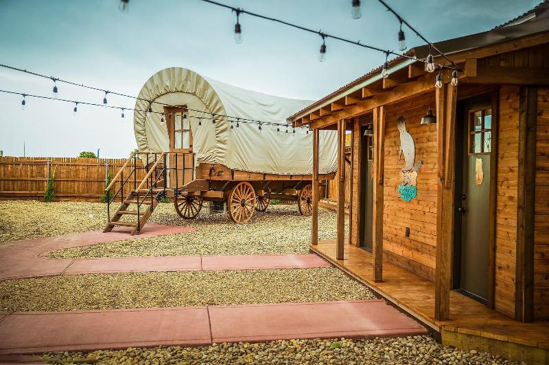 The Big Texan Cabins Wagons