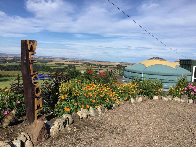 Orange Yurt With Hot Tub- Sleeps 3, Parking & Pe image