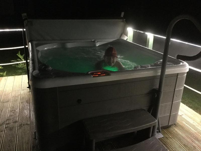 Orange Yurt With Hot Tub- Sleeps 3, Parking & Pe image