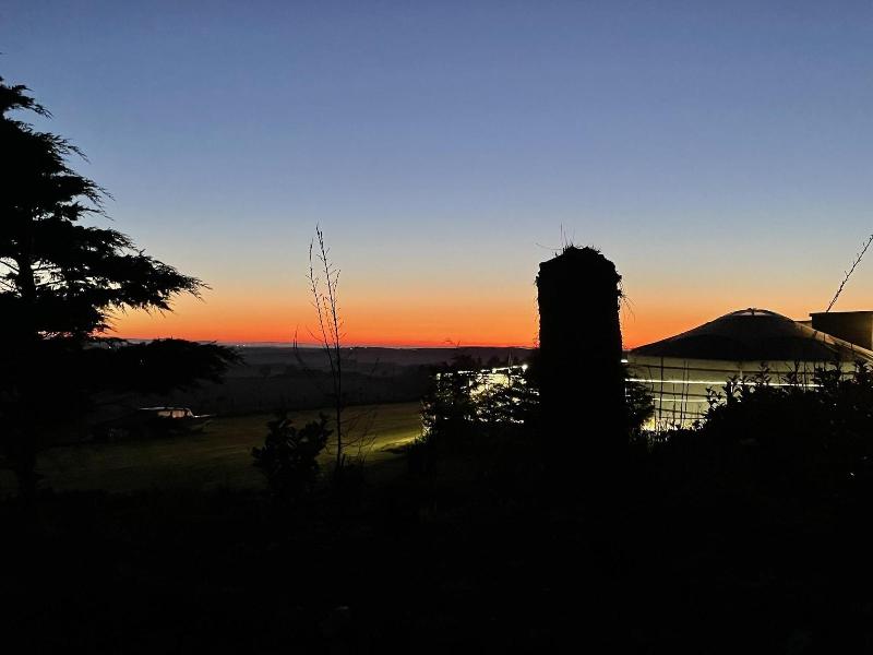 Orange Yurt With Hot Tub- Sleeps 3, Parking & Pe image