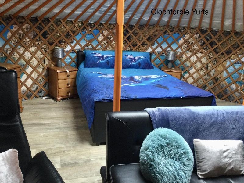 Orange Yurt With Hot Tub- Sleeps 3, Parking & Pe image