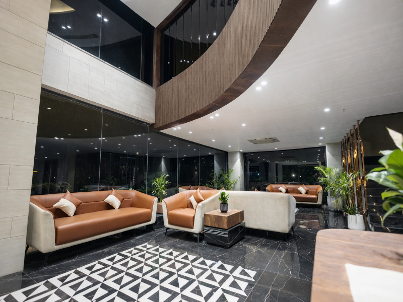 Saaz Hotel Indore — view