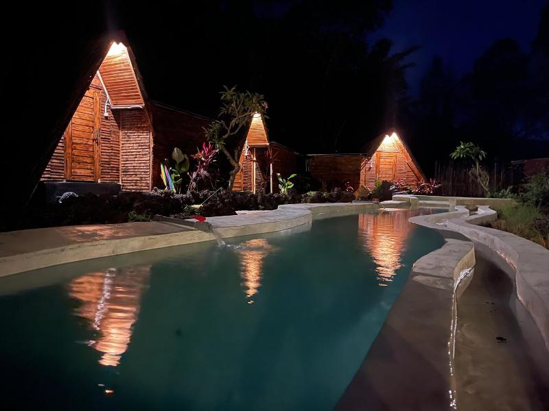 Triangular House And Hot Spring image