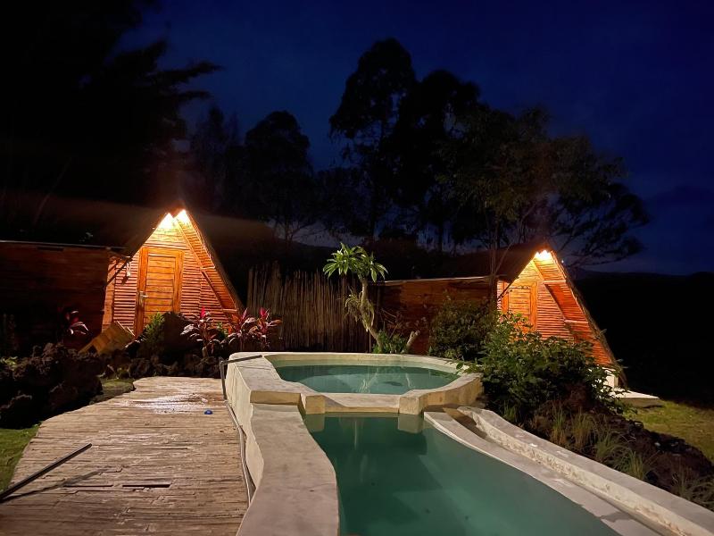 Triangular House And Hot Spring image