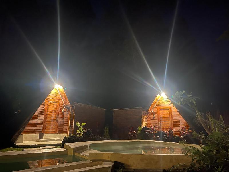 Triangular House And Hot Spring image
