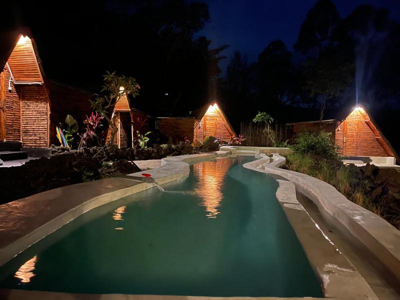 Triangular House And Hot Spring image