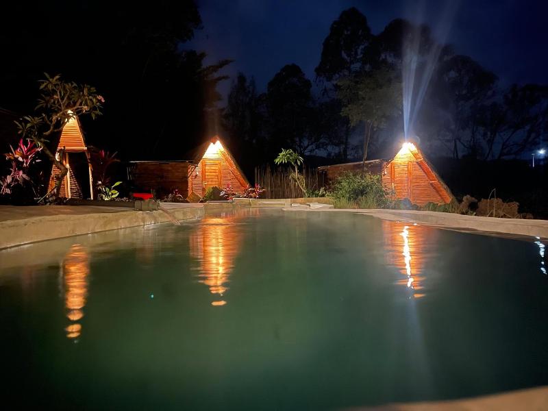 Triangular House And Hot Spring image