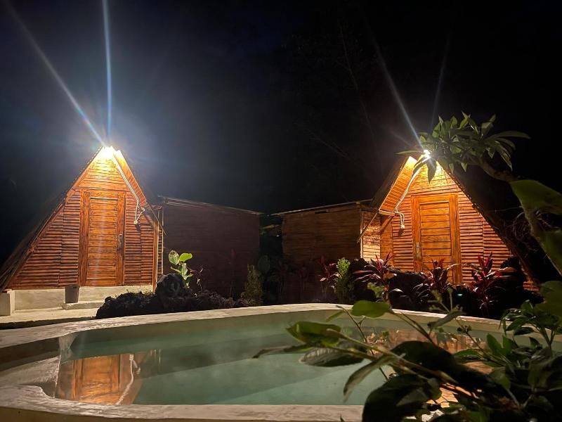 Triangular House And Hot Spring image