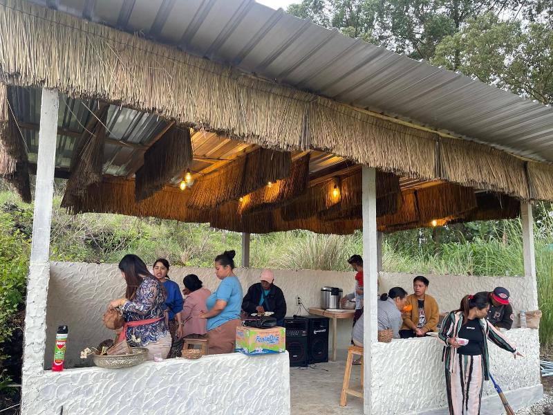 Triangular House And Hot Spring image