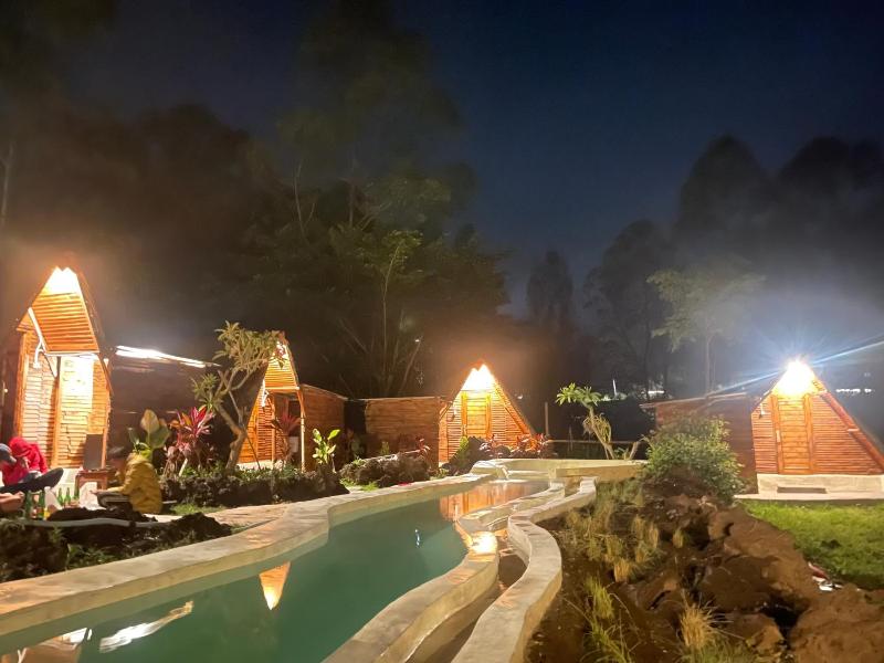 Triangular House And Hot Spring image