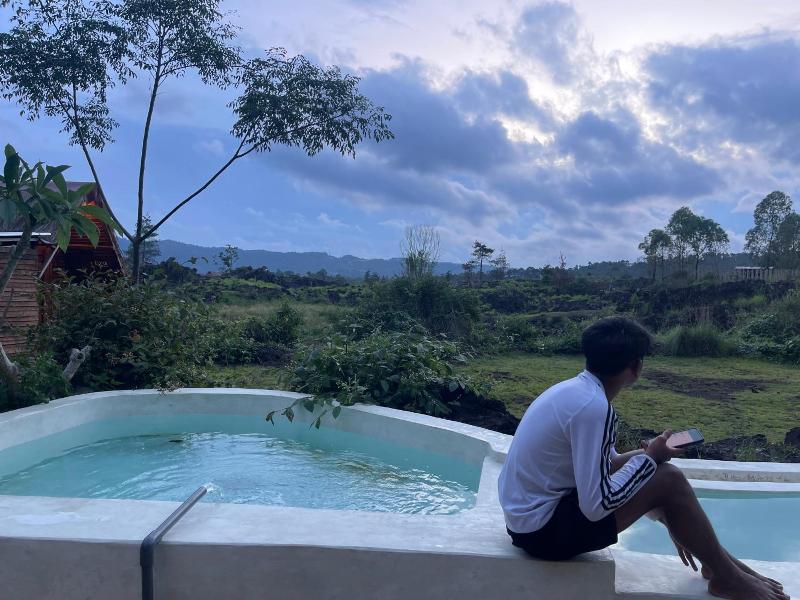 Triangular House And Hot Spring image