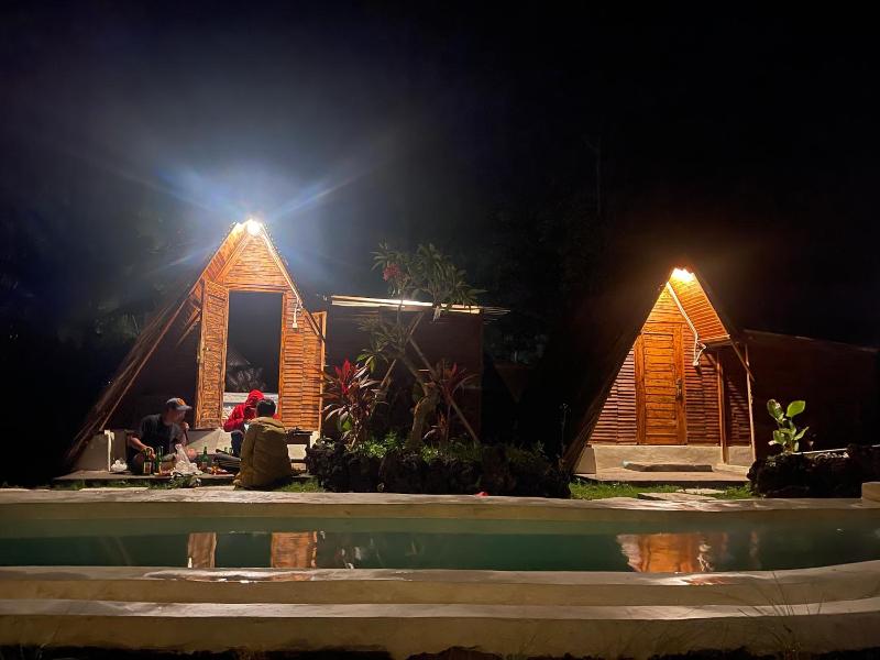 Triangular House And Hot Spring image