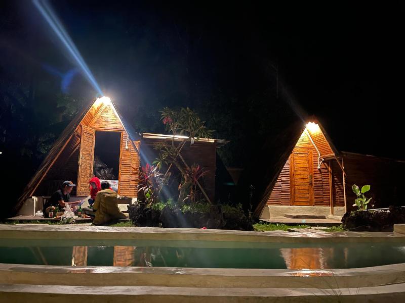 Triangular House And Hot Spring image