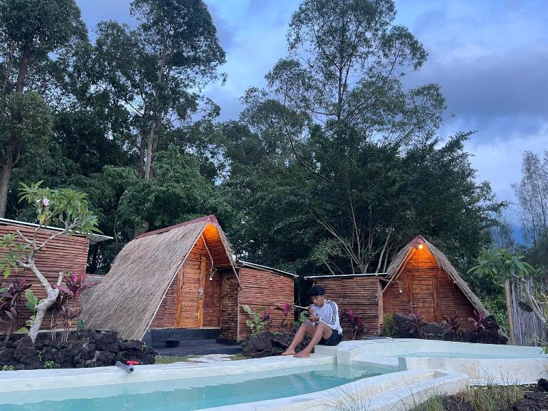Triangular House And Hot Spring image