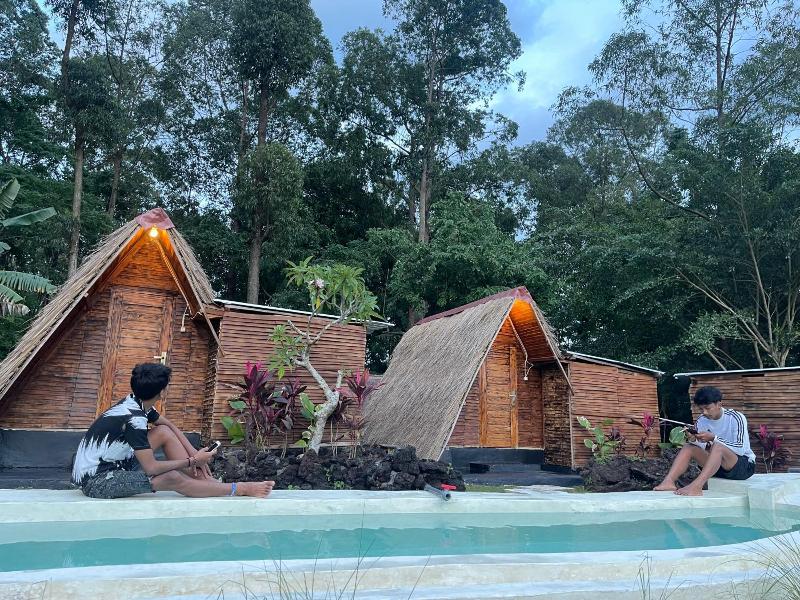 Triangular House And Hot Spring image