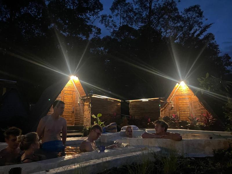 Triangular House And Hot Spring image