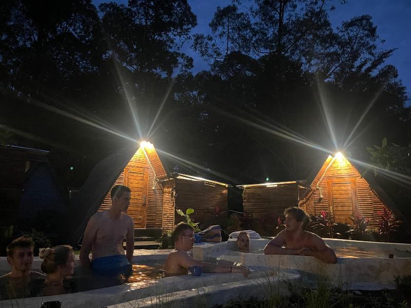 Triangular House And Hot Spring image