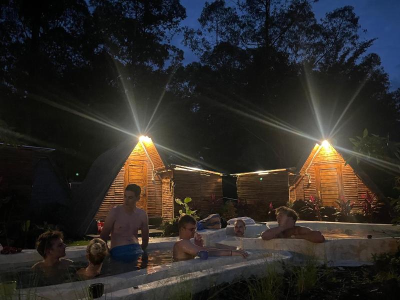 Triangular House And Hot Spring image