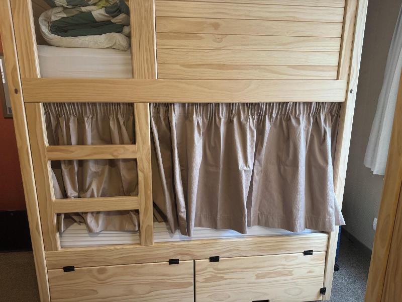 Bed in dormitory FEMALE ROOM