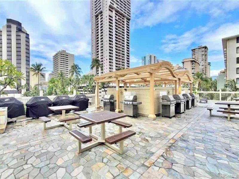 Marbella Lane Chic Poolview Home Patio Dining image