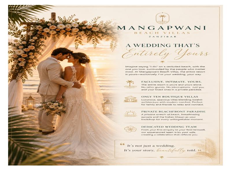 Manganwani Beach Villa