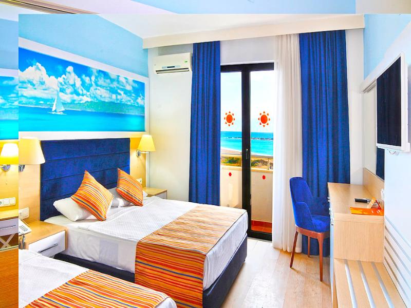 Double Room, Side Sea View, Single Use