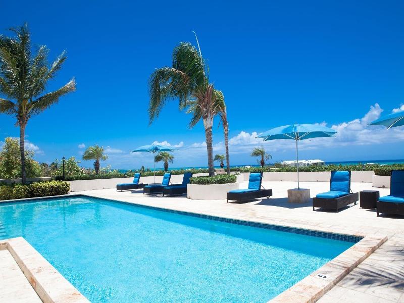 La vista Azul image