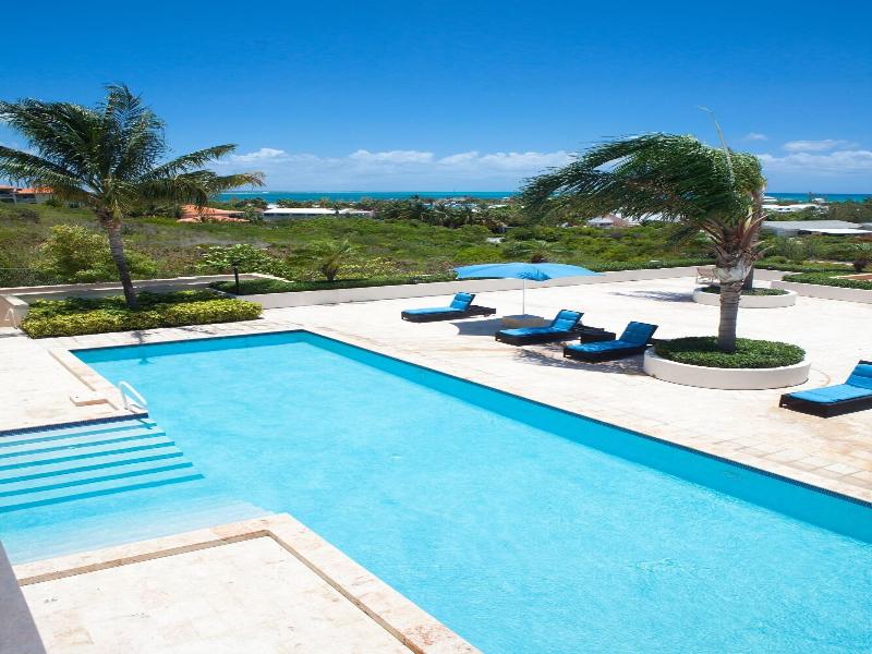 La vista Azul image