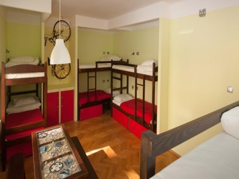 Bed in dormitory FEMALE ROOM
