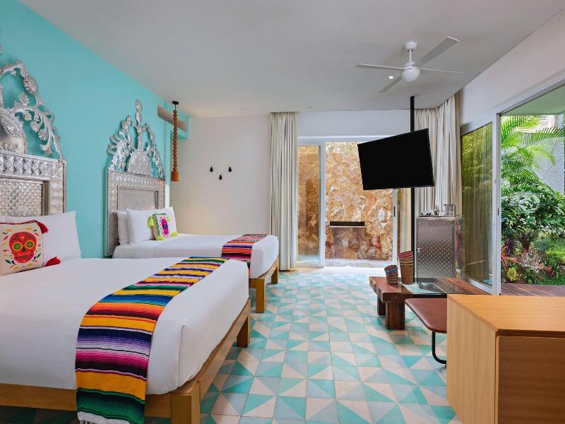 Standard Room, 2 Double Beds, Ground Floor (View)
