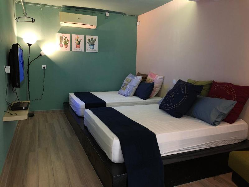 Beds In Garden Hostel